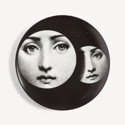 Fornasetti Soli^Piatto Da Muro Tema E Variazioni N.150 Bianco Nero