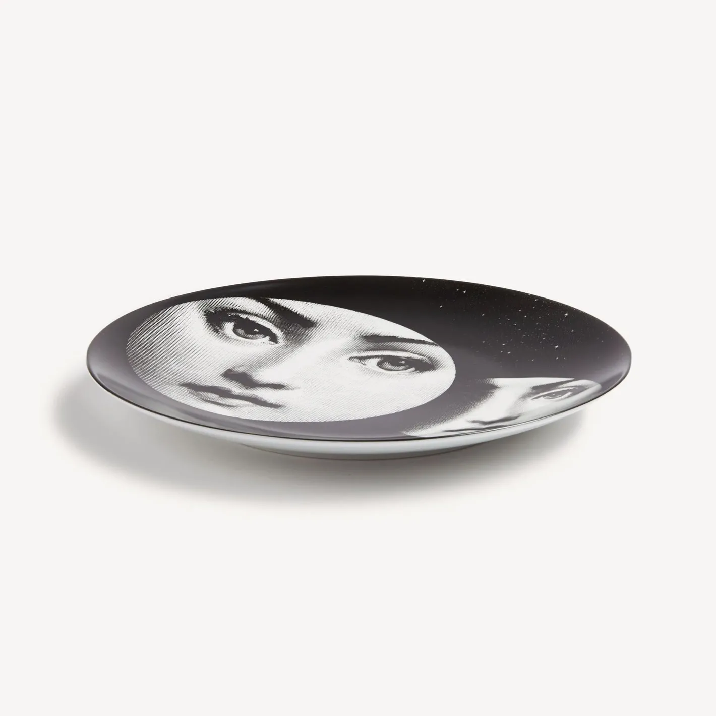 Fornasetti Soli^Piatto Da Muro Tema E Variazioni N.150 Bianco Nero