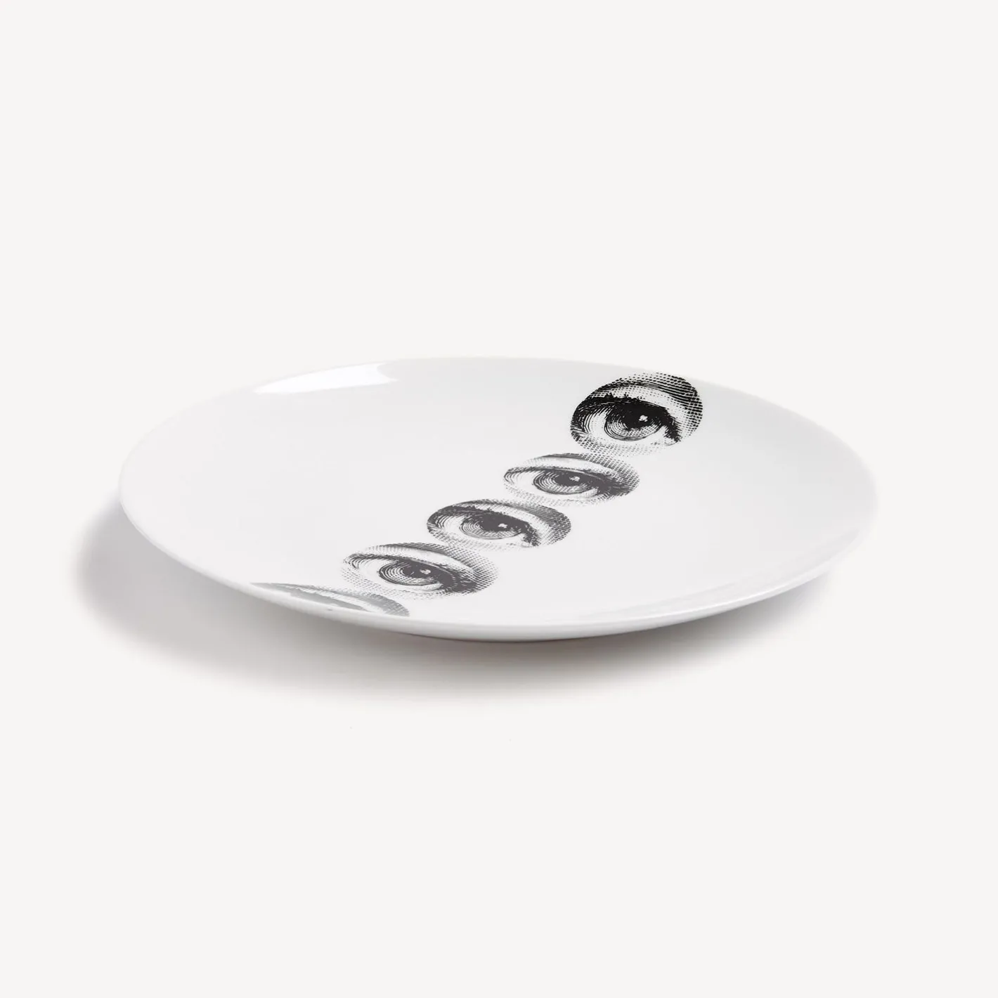 Fornasetti Ripetizione^Piatto Da Muro Tema E Variazioni N.43 Bianco Nero