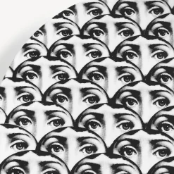 Fornasetti Ripetizione^Piatto Da Muro Tema E Variazioni N.224 Bianco Nero