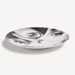 Fornasetti Ripetizione^Piatto Da Muro Tema E Variazioni N.244 Bianco Nero