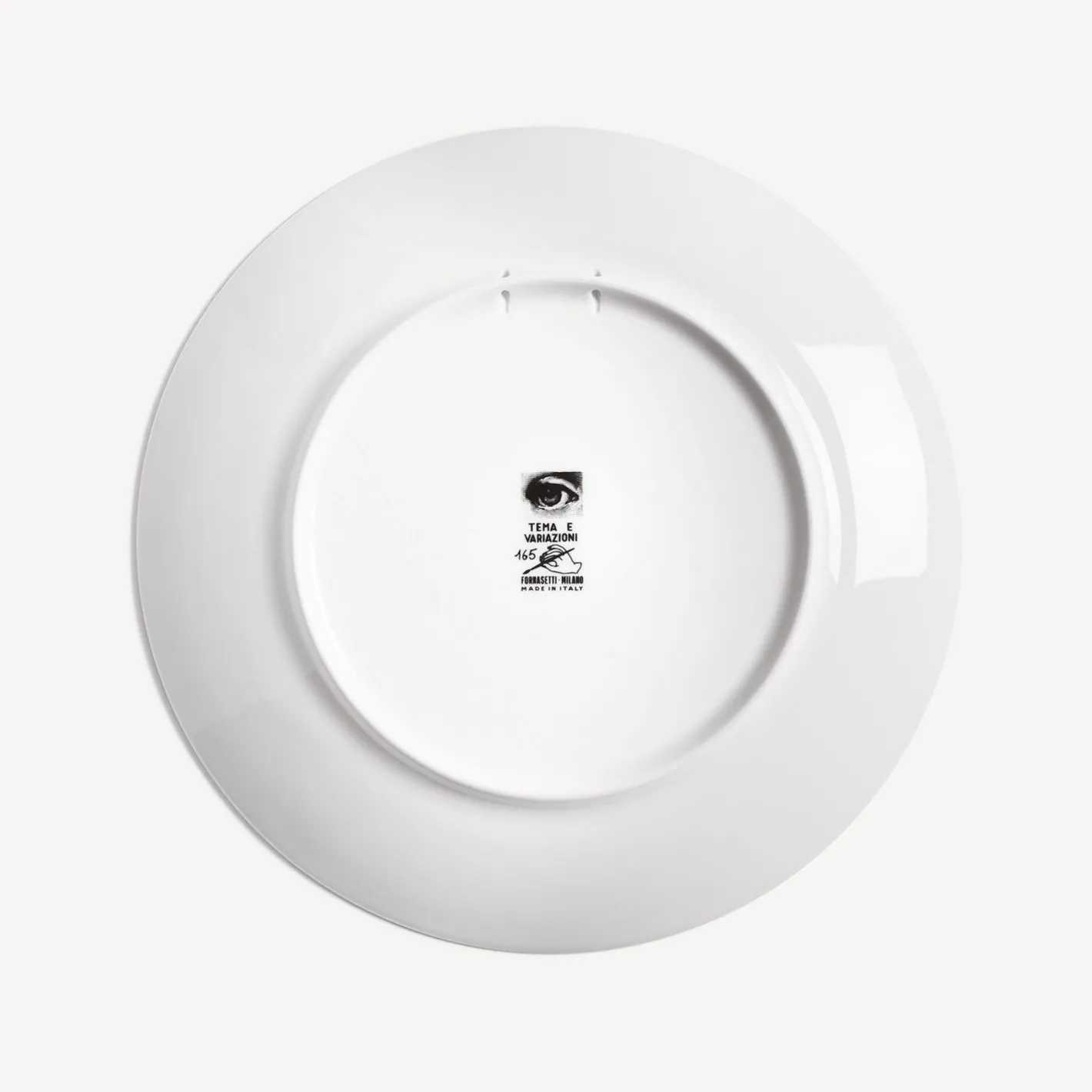 Fornasetti Ripetizione^Piatto Da Muro Tema E Variazioni N.165 Bianco Nero