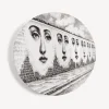 Fornasetti Ripetizione^Piatto Da Muro Tema E Variazioni N.299 Bianco Nero