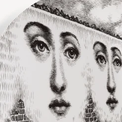 Fornasetti Ripetizione^Piatto Da Muro Tema E Variazioni N.299 Bianco Nero