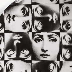 Fornasetti Ripetizione^Piatto Da Muro Tema E Variazioni N.275 Bianco Nero