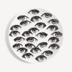 Fornasetti Ripetizione^Piatto Da Muro Tema E Variazioni N.168 Bianco Nero