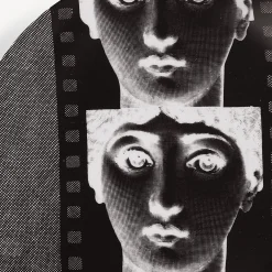 Fornasetti Ripetizione^Piatto Da Muro Tema E Variazioni N.272 Bianco Nero