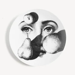 Fornasetti Frutta^Piatto Da Muro Tema E Variazioni N.218 Bianco Nero