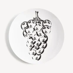 Fornasetti Frutta^Piatto Da Muro Tema E Variazioni N. 53 Bianco Nero