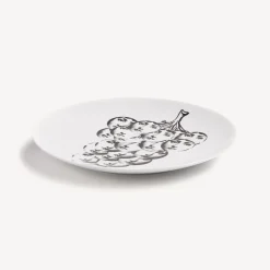 Fornasetti Frutta^Piatto Da Muro Tema E Variazioni N. 53 Bianco Nero