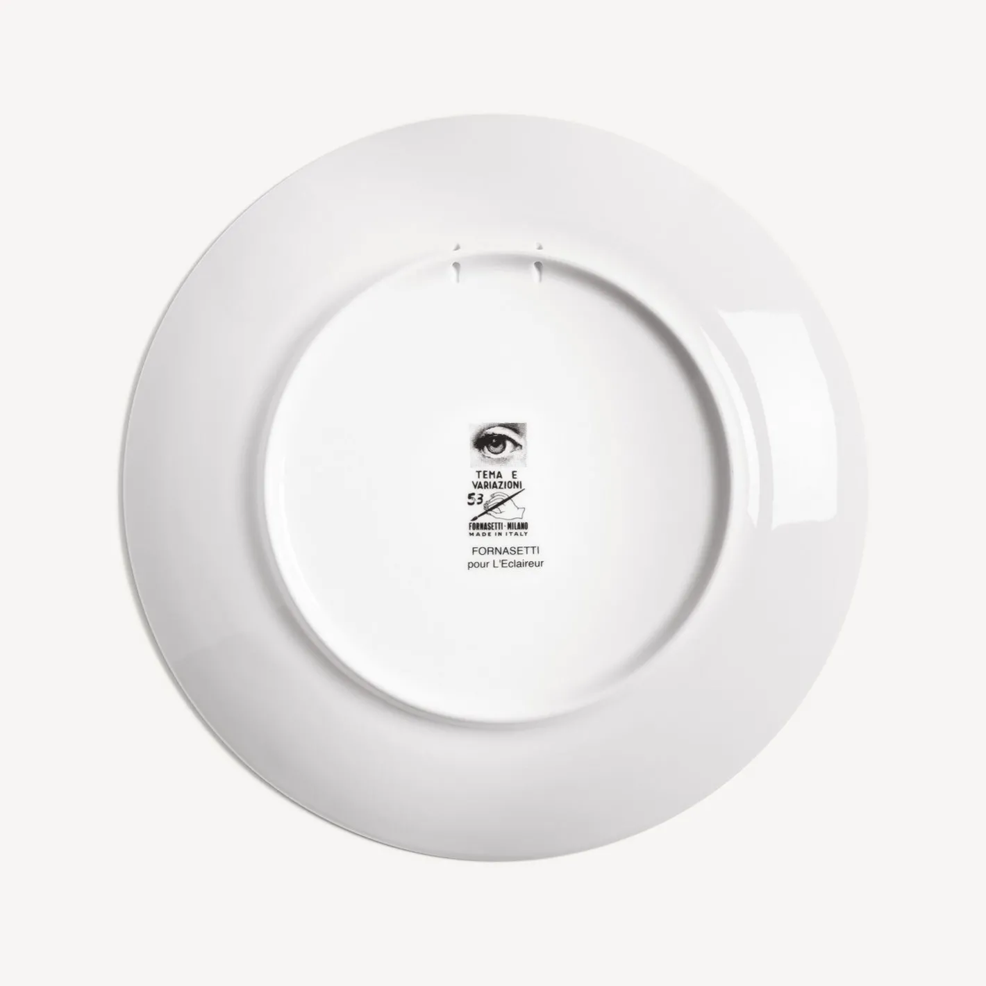 Fornasetti Frutta^Piatto Da Muro Tema E Variazioni N. 53 Bianco Nero