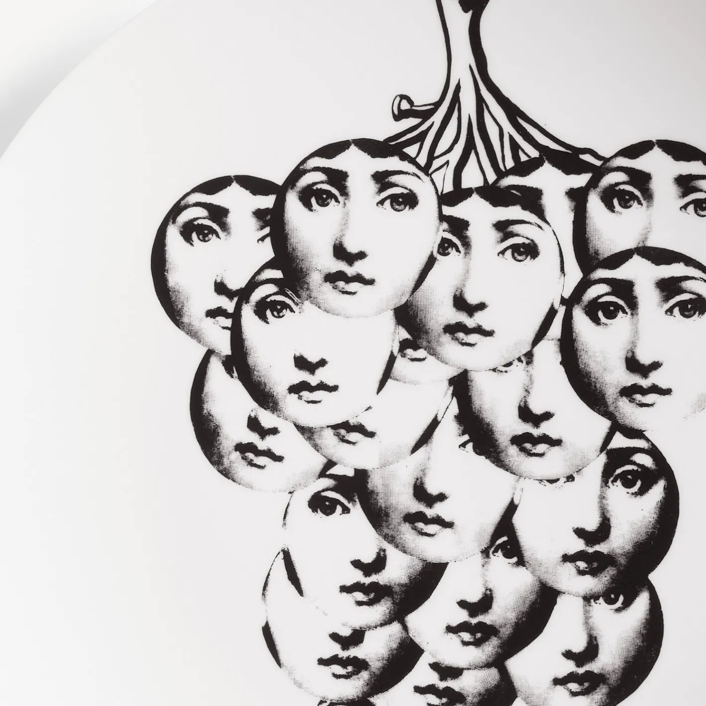 Fornasetti Frutta^Piatto Da Muro Tema E Variazioni N. 53 Bianco Nero