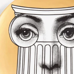 Fornasetti Antichita^Piatto Da Muro Tema E Variazioni N.278 Bianco/Nero/Oro