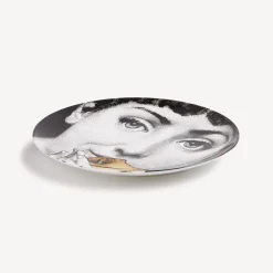 Fornasetti Frutta^Piatto Da Muro Tema E Variazioni N.360 Bianco/Nero/Oro