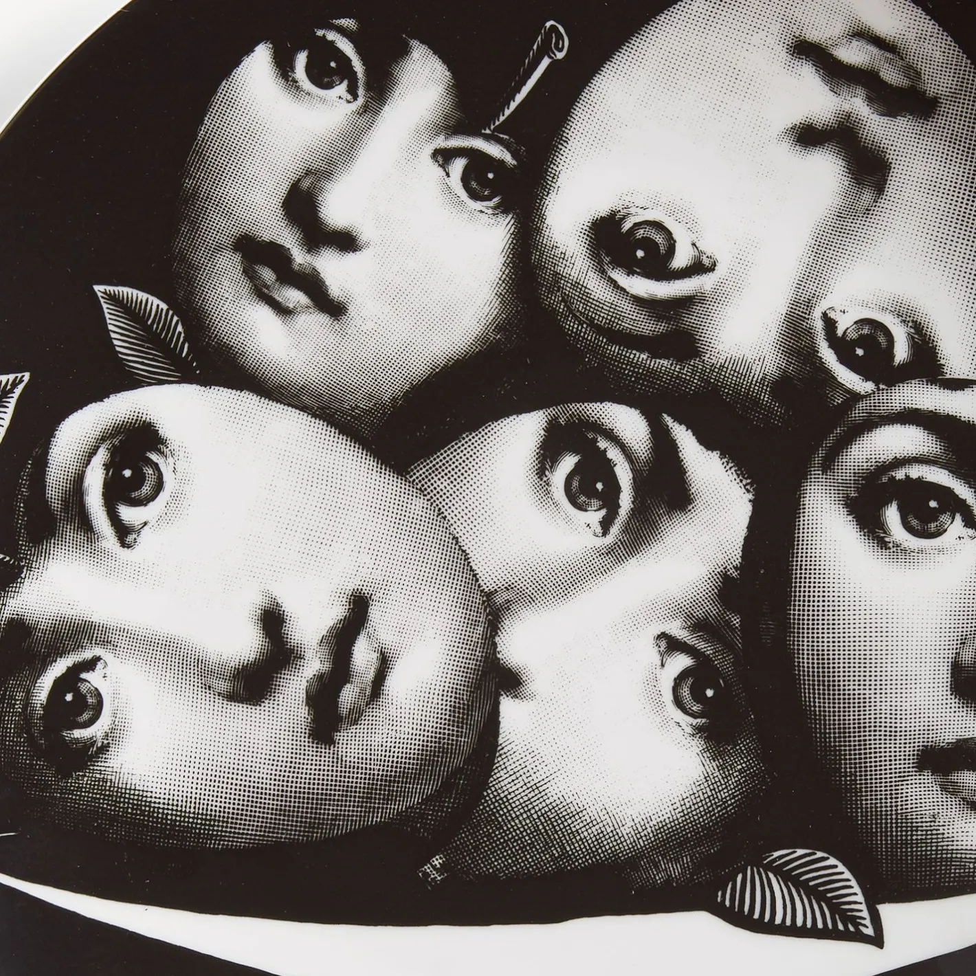 Fornasetti Frutta^Piatto Da Muro Tema E Variazioni N.104 Bianco Nero