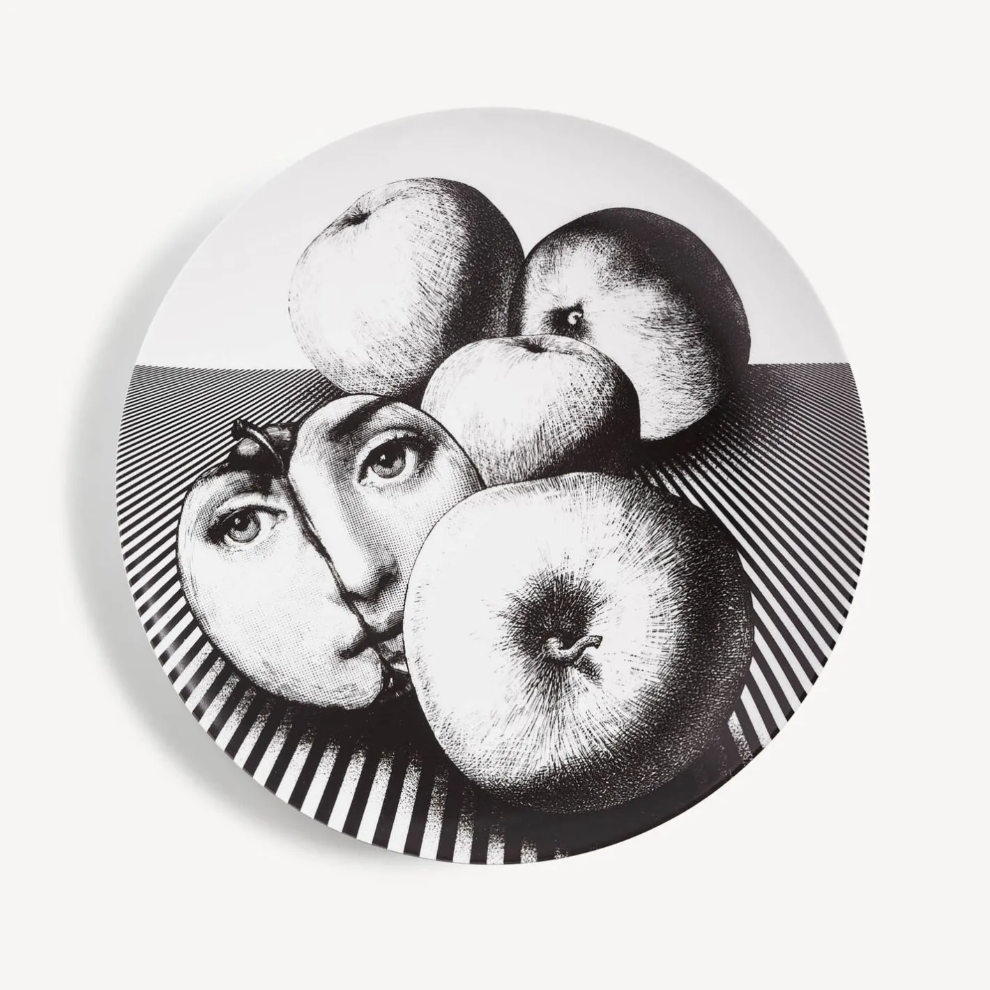Fornasetti Frutta^Piatto Da Muro Tema E Variazioni N.390 Bianco Nero