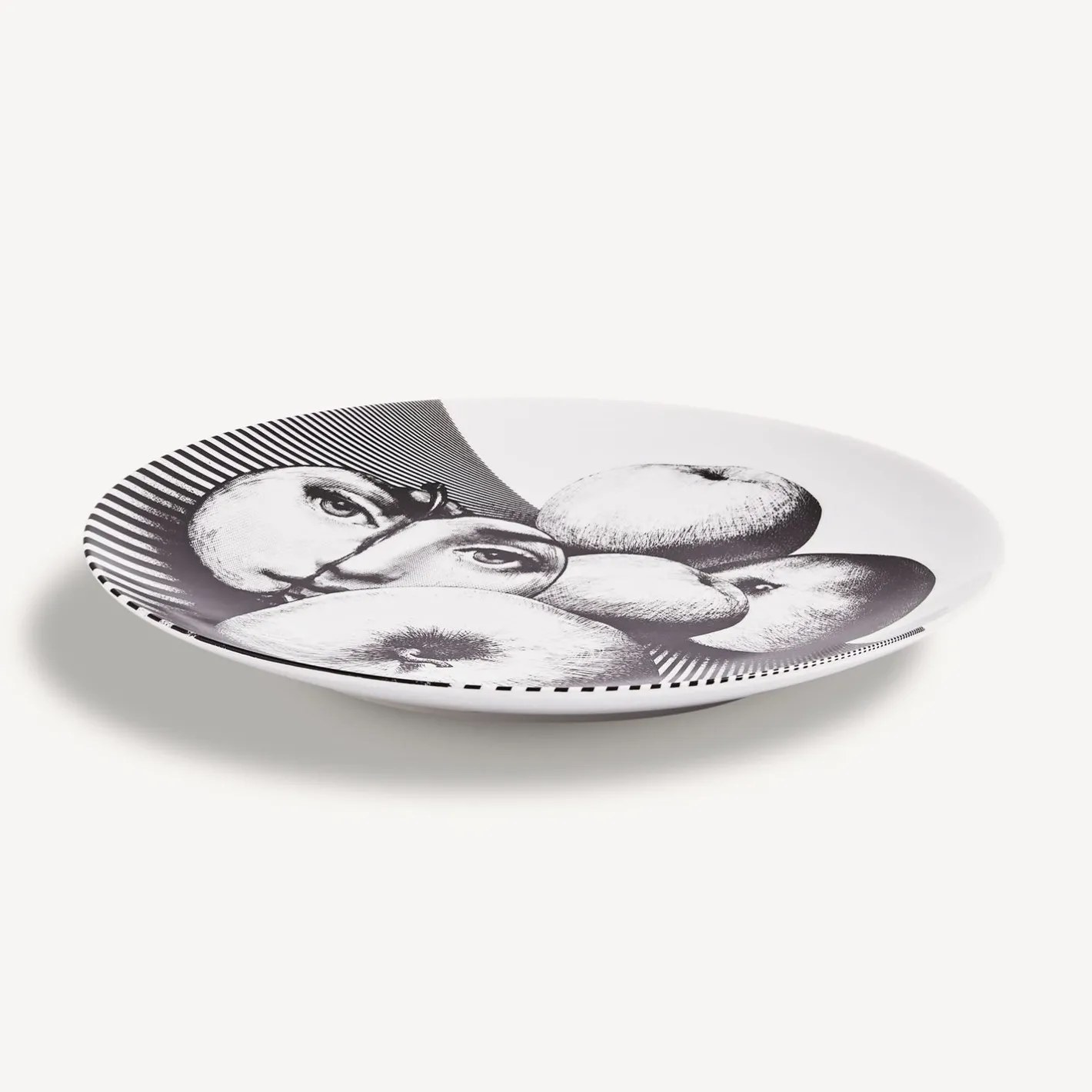 Fornasetti Frutta^Piatto Da Muro Tema E Variazioni N.390 Bianco Nero