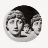 Fornasetti Antichita^Piatto Da Muro Tema E Variazioni N.205 Bianco Nero