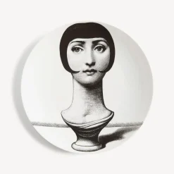 Fornasetti Antichita^Piatto Da Muro Tema E Variazioni N.192 Bianco Nero