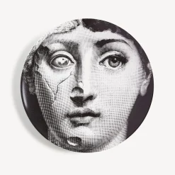 Fornasetti Antichita^Piatto Da Muro Tema E Variazioni N.378 Bianco Nero
