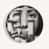 Fornasetti Surrealismo^Piatto Da Muro Tema E Variazioni N.180 Bianco Nero