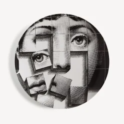 Fornasetti Surrealismo^Piatto Da Muro Tema E Variazioni N.180 Bianco Nero