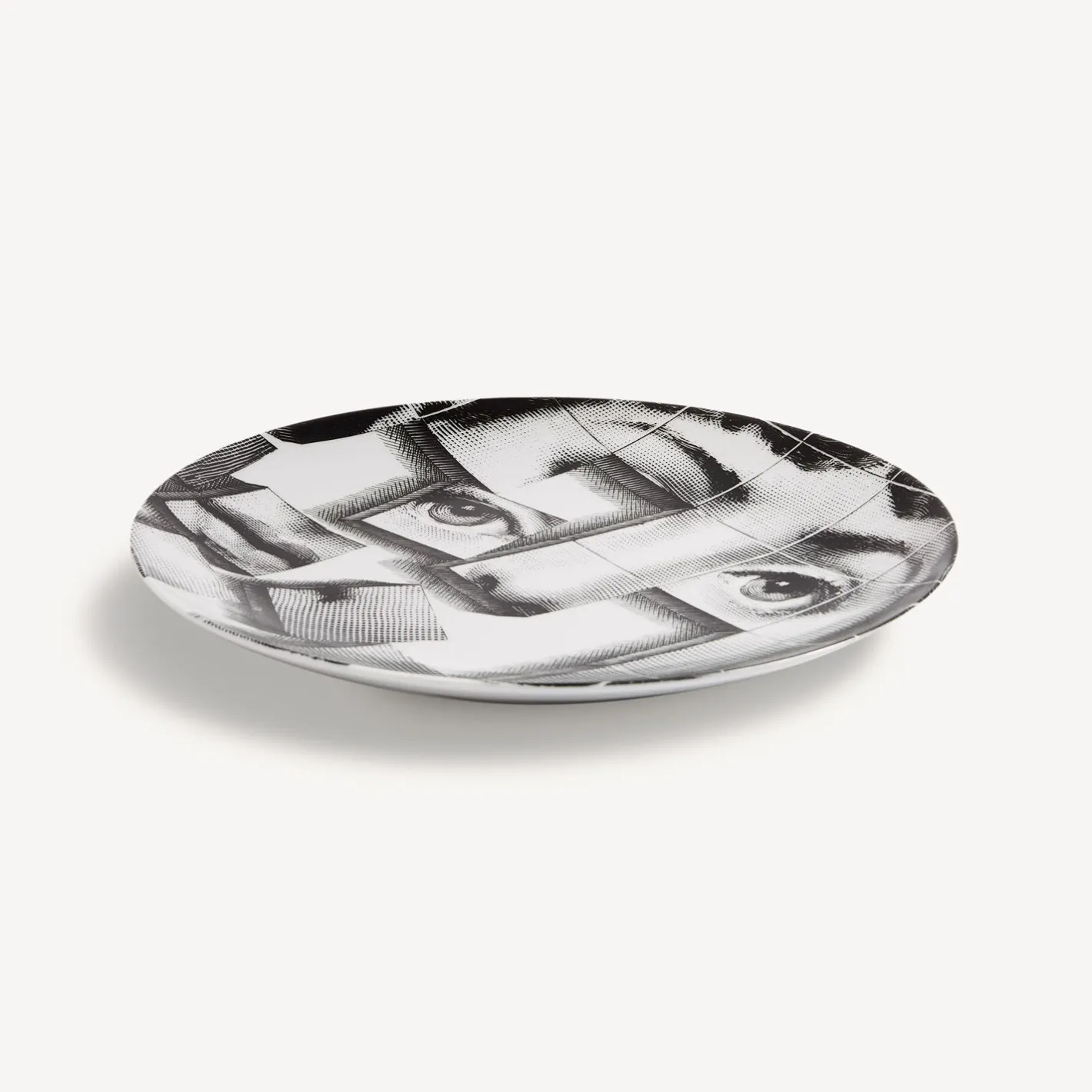 Fornasetti Surrealismo^Piatto Da Muro Tema E Variazioni N.180 Bianco Nero