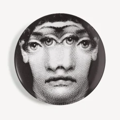 Fornasetti Surrealismo^Piatto Da Muro Tema E Variazioni N.79 Bianco Nero
