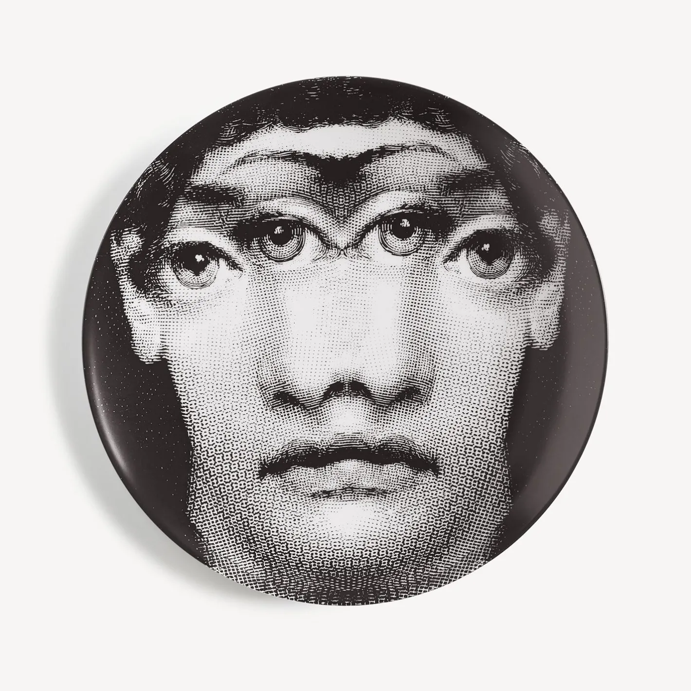 Fornasetti Surrealismo^Piatto Da Muro Tema E Variazioni N.79 Bianco Nero