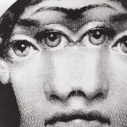 Fornasetti Surrealismo^Piatto Da Muro Tema E Variazioni N.79 Bianco Nero