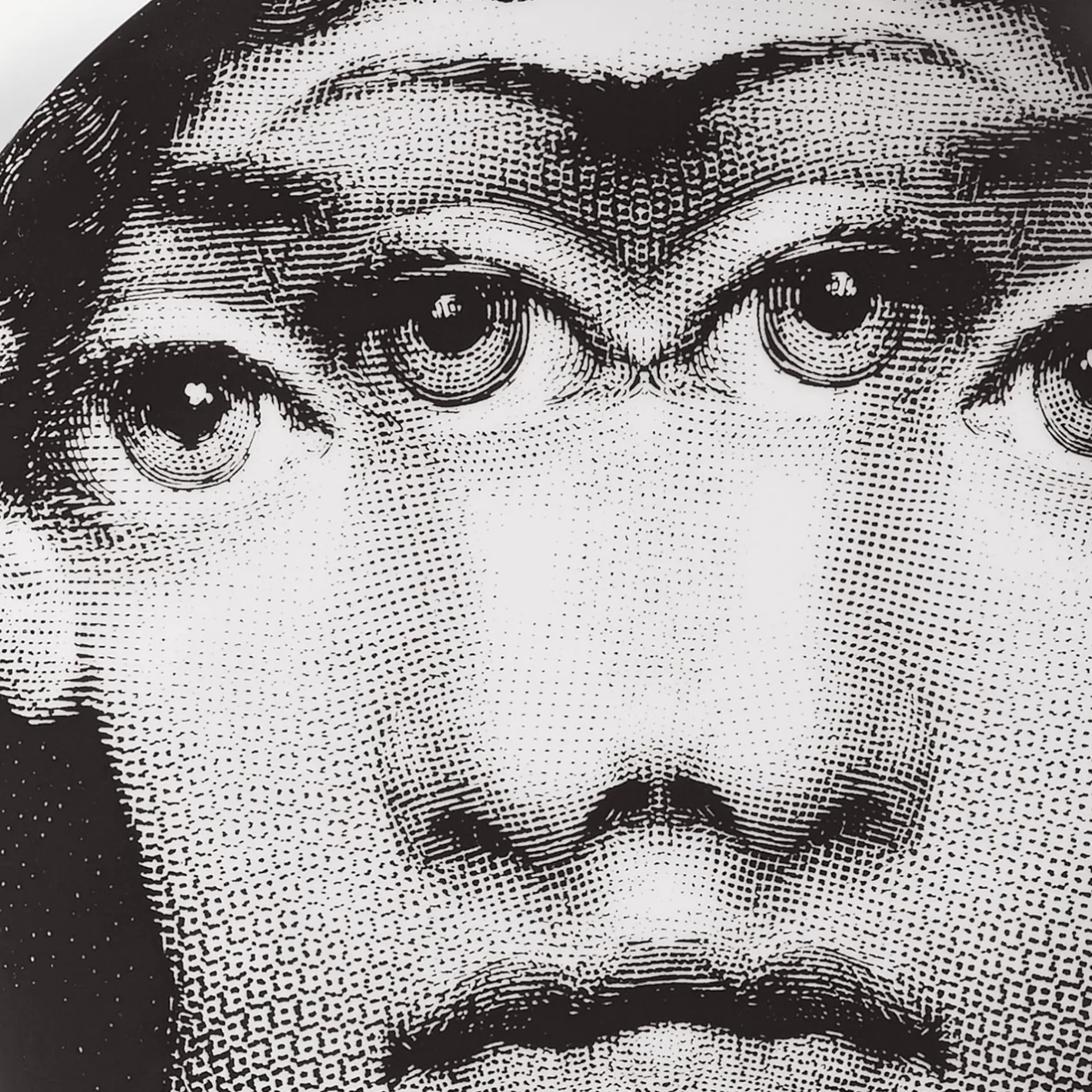 Fornasetti Surrealismo^Piatto Da Muro Tema E Variazioni N.79 Bianco Nero