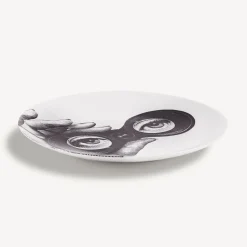 Fornasetti Surrealismo^Piatto Da Muro Tema E Variazioni N.371 Bianco Nero