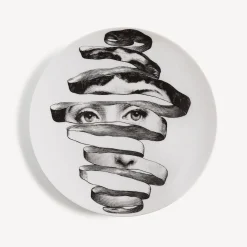 Fornasetti Surrealismo^Piatto Da Muro Tema E Variazioni N.297 Bianco Nero