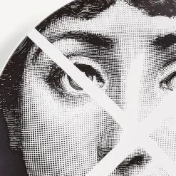 Fornasetti Frammento^Piatto Da Muro Tema E Variazioni N.30 Bianco Nero