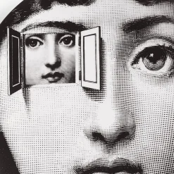 Fornasetti Surrealismo^Piatto Da Muro Tema E Variazioni N.116 Bianco Nero