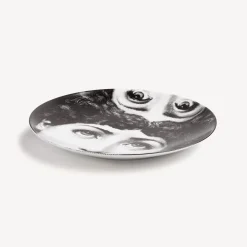 Fornasetti Surrealismo^Piatto Da Muro Tema E Variazioni N.285 Bianco Nero
