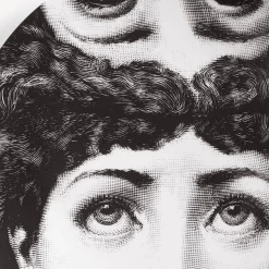 Fornasetti Surrealismo^Piatto Da Muro Tema E Variazioni N.285 Bianco Nero