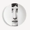 Fornasetti Frammento^Piatto Da Muro Tema E Variazioni N.33 Bianco Nero