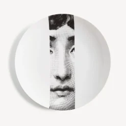 Fornasetti Frammento^Piatto Da Muro Tema E Variazioni N.33 Bianco Nero