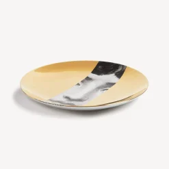 Fornasetti Frammento^Piatto Da Muro Tema E Variazioni N.33 Bianco/Nero/Oro