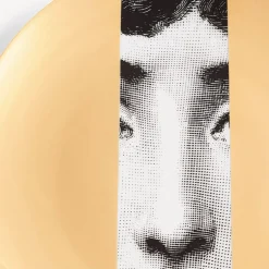 Fornasetti Frammento^Piatto Da Muro Tema E Variazioni N.33 Bianco/Nero/Oro