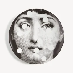 Fornasetti Frammento^Piatto Da Muro Tema E Variazioni N.27 Bianco Nero