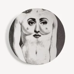 Fornasetti Disegni Anatomici^Piatto Da Muro Tema E Variazioni N.301 Bianco Nero