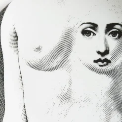 Fornasetti Disegni Anatomici^Piatto Da Muro Tema E Variazioni N.308 Bianco Nero