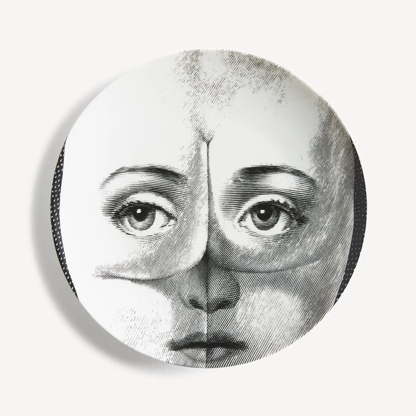 Fornasetti Disegni Anatomici^Piatto Da Muro Tema E Variazioni N.304 Bianco Nero