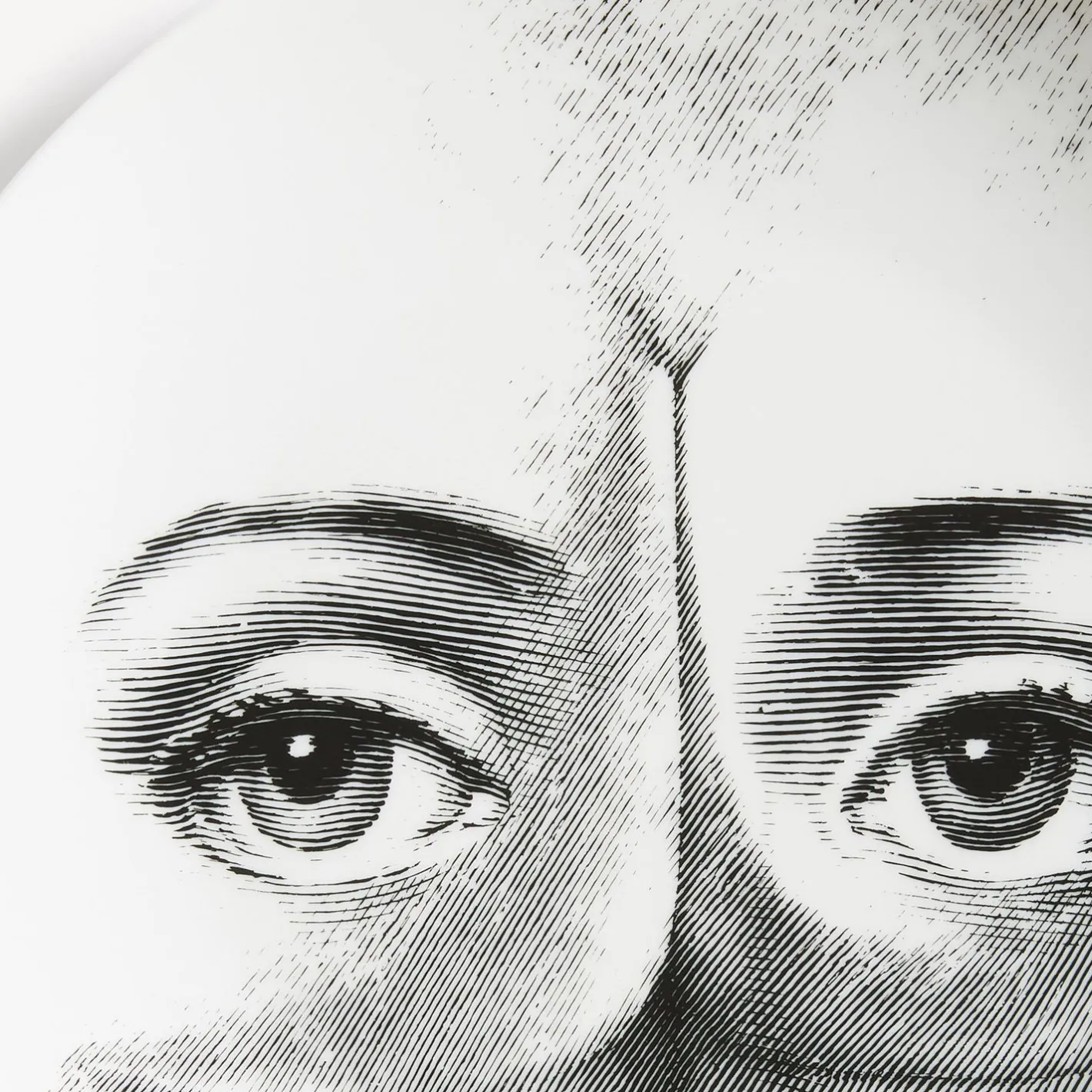 Fornasetti Disegni Anatomici^Piatto Da Muro Tema E Variazioni N.304 Bianco Nero