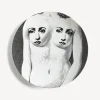 Fornasetti Disegni Anatomici^Piatto Da Muro Tema E Variazioni N.307 Bianco Nero