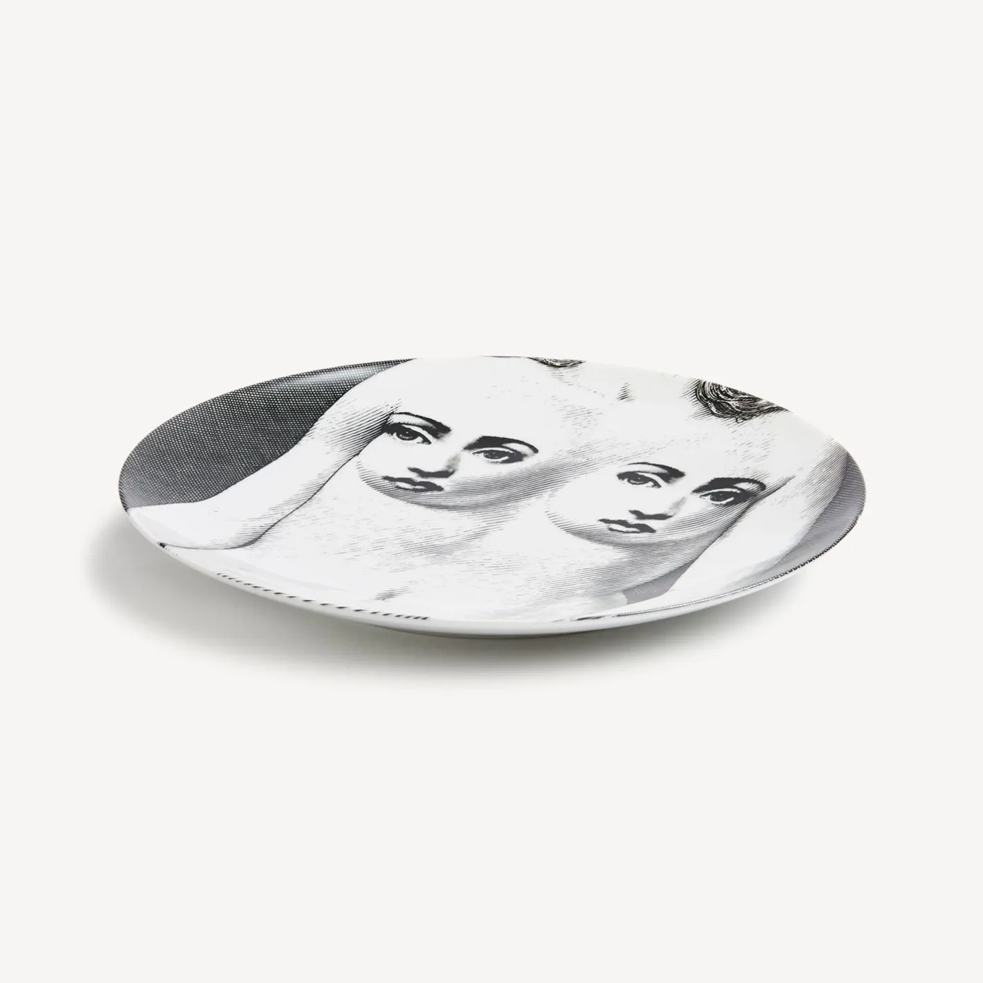 Fornasetti Disegni Anatomici^Piatto Da Muro Tema E Variazioni N.307 Bianco Nero