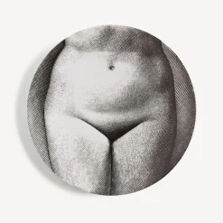 Fornasetti Disegni Anatomici^Piatto Da Muro Tema E Variazioni N.305 Bianco Nero