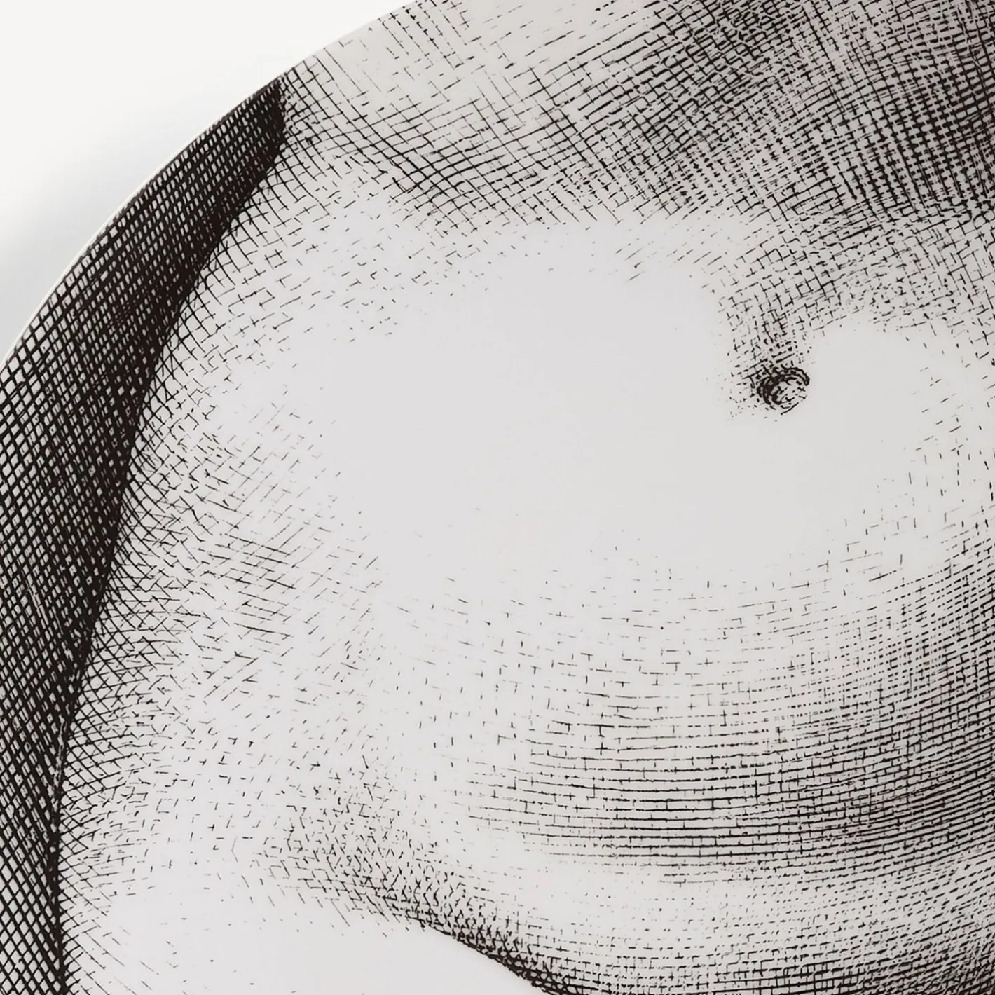 Fornasetti Disegni Anatomici^Piatto Da Muro Tema E Variazioni N.305 Bianco Nero